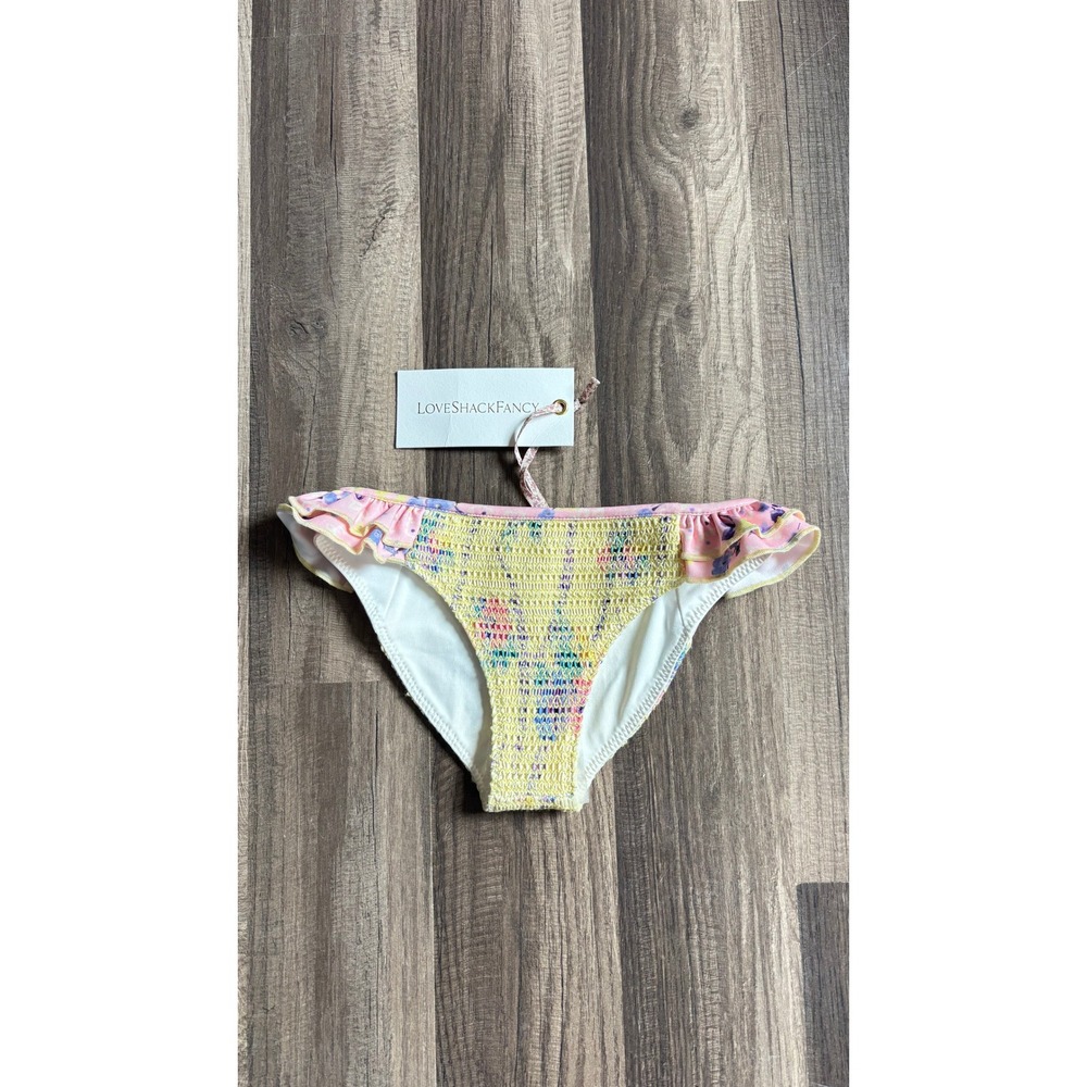 $95 NWT LoveShackFancy Peach Blossom Suit Beach Bottoms Kids Size 2-3Y
